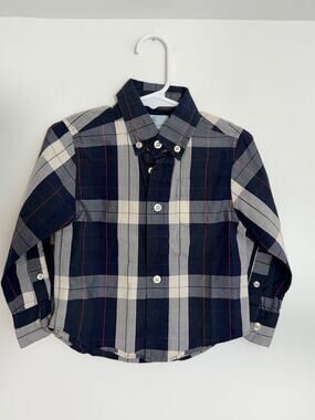 Class Club Plaid Button down shirt size 2/3